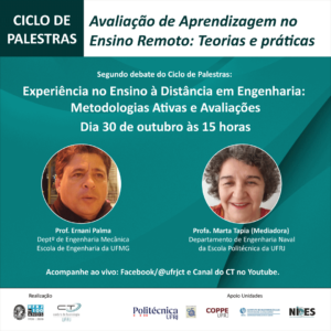 Ciclo de Palestras Avaliação de Aprendizagem no Ensino Remoto: Teorias e Práticas @ https://bit.ly/youtubedoct