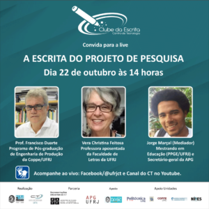 A escrita do projeto de pesquisa @ https://bit.ly/youtubedoct