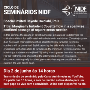 Ciclo de Seminários NIDF @ www.youtube.com/c/canalarchimedes