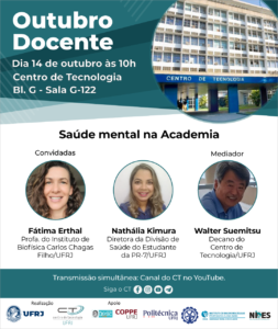 Saúde Mental na Academia @ Auditório G-122/Coppe