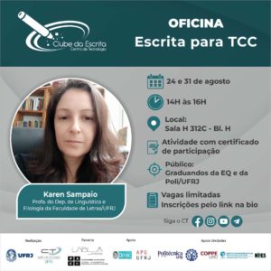 Oficina TCC @ Centro de Tecnologia da UFRJ