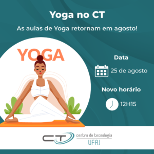 Yoga no CT @ sala do Bem Estar do CT