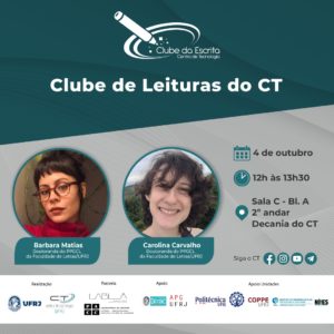 Clube de Leituras do CT @ Sala C - Decania do CT