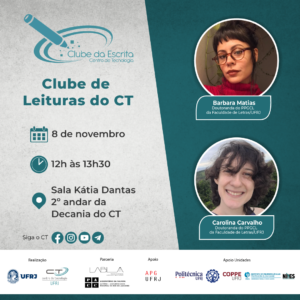 Clube de Leituras do CT @ Sala Kátia Dantas - Decania do CT