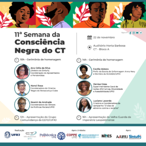 11ª Semana da Consciência Negra do CT @ Auditório Horta Barbosa