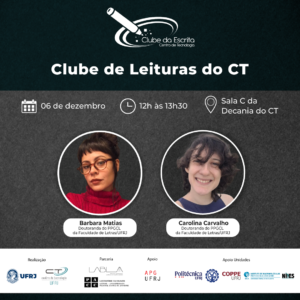 Clube de Leituras do CT @ Sala C - Decania do CT