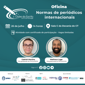 Oficina: Normas de periódicos internacionais @ Sala C - Decania do CT